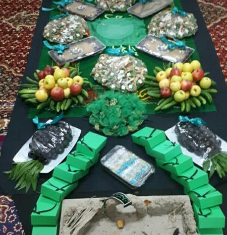 عکس سفره ی رقیه