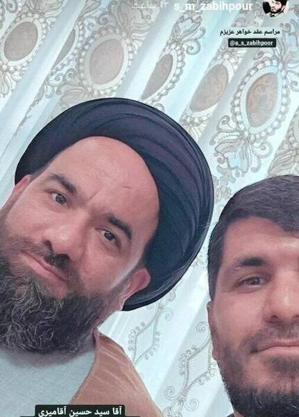 عکس آمنه سادات ذبیح پور در هتل