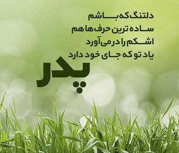 عکس دوستت دارم پدر