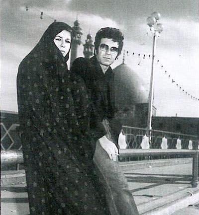 عکس داریوش مهرجویی همسرش