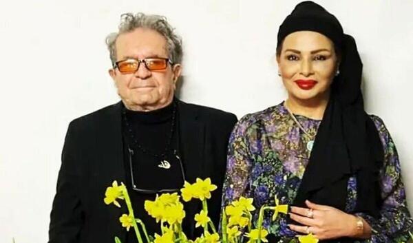 عکس داریوش مهرجویی همسرش