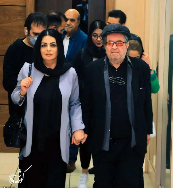 عکس داریوش مهرجویی با همسرش