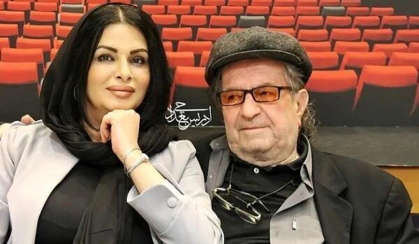 عکس داریوش مهرجویی با همسرش