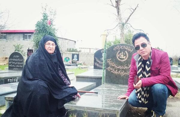عکس بازیگر داریوش فرضیایی با همسرش
