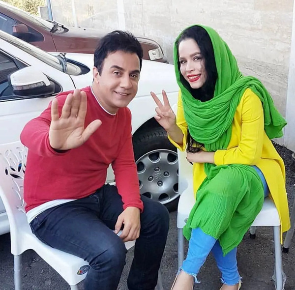 عکس داریوش فرضیایی با شاهرخ خان