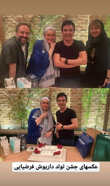 عکس داریوش فرضیایی با شاهرخ خان