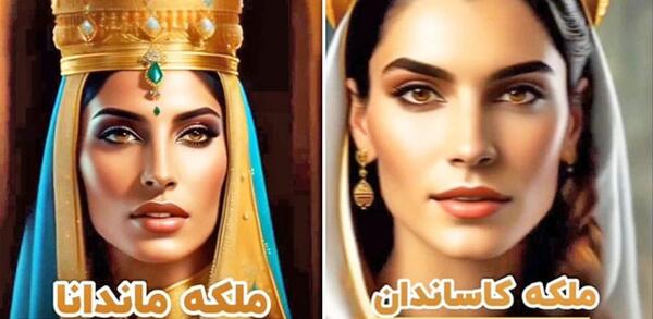 عکس داریوش کبیر با هوش مصنوعی