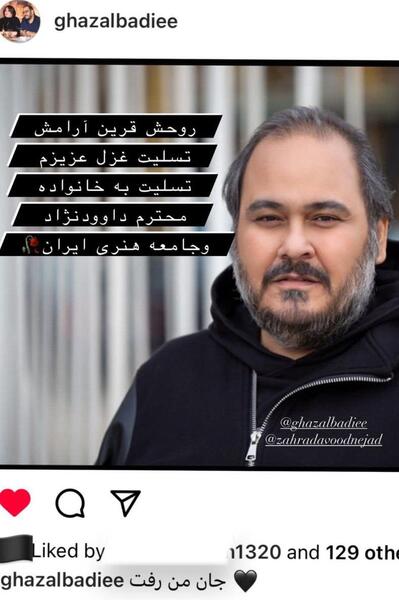 عکس خانواده داوود نژاد بازیگر