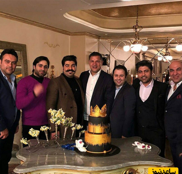 عکس کیک علی دایی