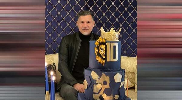 عکس کیک علی دایی