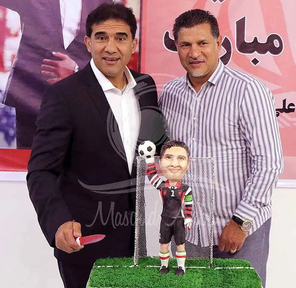 عکس کیک علی دایی