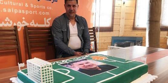 عکس کیک علی دایی