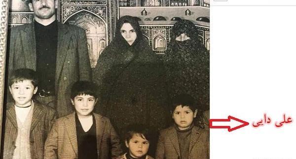 عکس های کودکی علی دایی