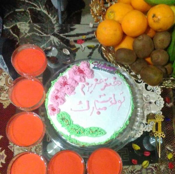 عکس کیک تولد دختر دایی