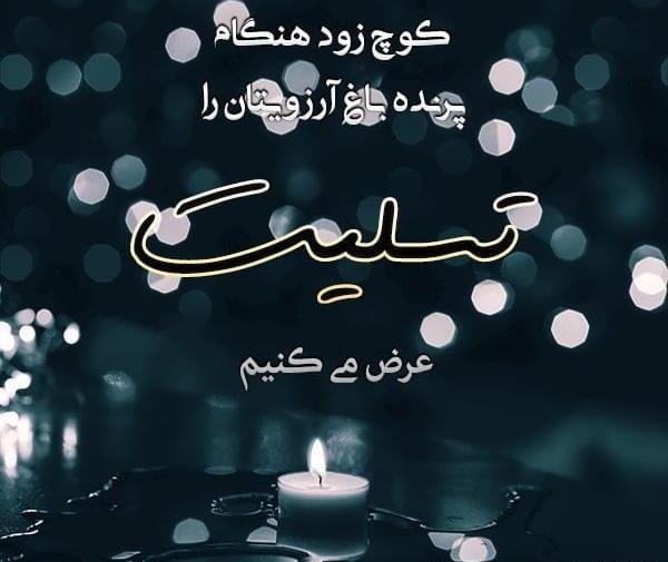 عکس دلتنگی دایی فوت شده