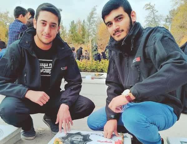عکس شهید دانیال رضا زاده و همسرش
