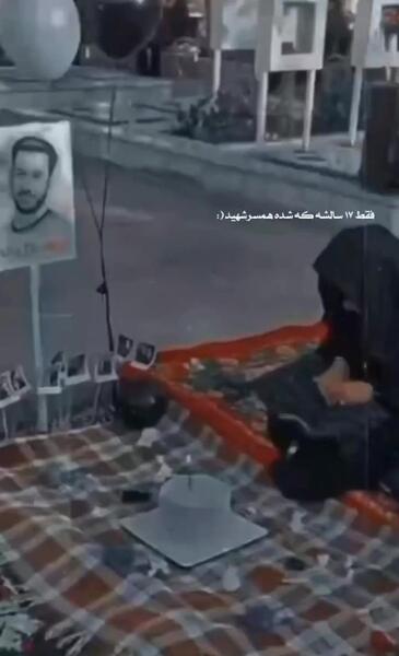 عکس شهید دانیال رضا زاده و همسرش