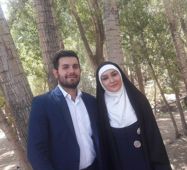 عکس سید دانیال معین آل داوود و همسرش