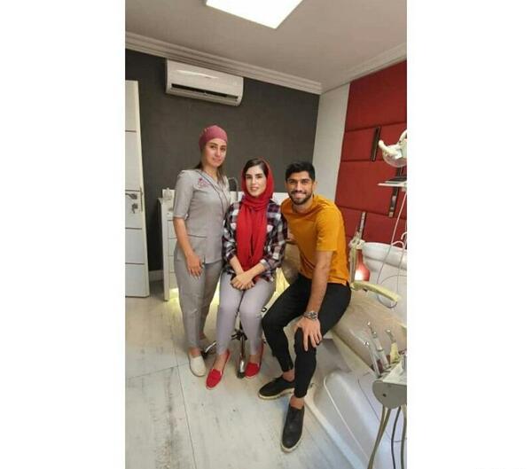 عکس دانیال اسماعیلی فر و همسرش