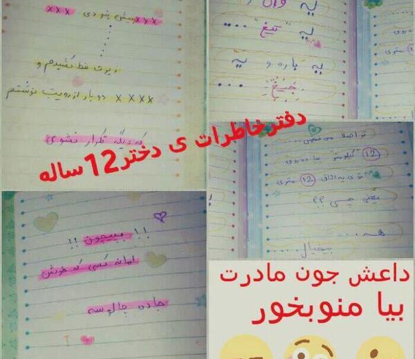 عکس دفتر خاطره قفل دار