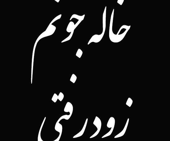 عکس نوشته تشکر از خاله جون