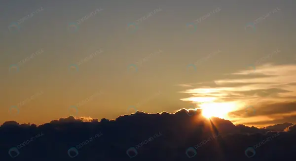 عکس خورشید ابر