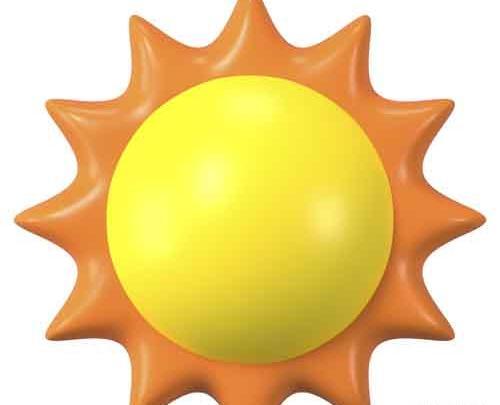 عکس خورشید برای هایلایت