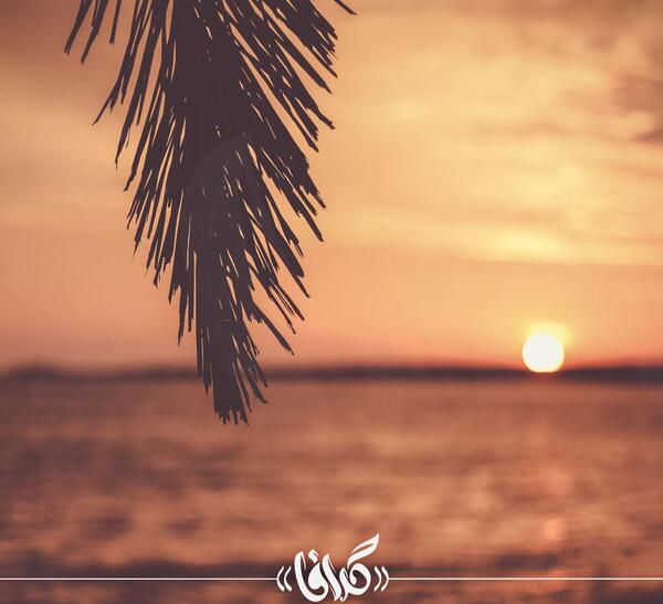 عکس خورشید دریا
