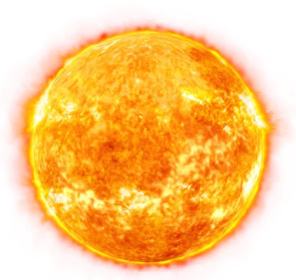 عکس خورشید کارتونی png