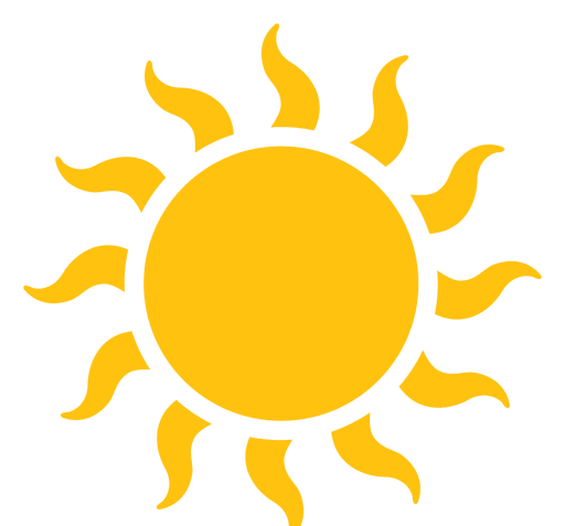 عکس خورشید کارتونی png