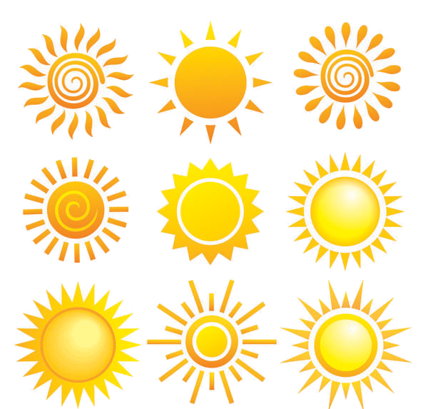 دانلود عکس خورشید کارتونی