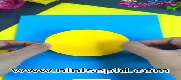 عکس کاردستی خورشید با کاغذ رنگی