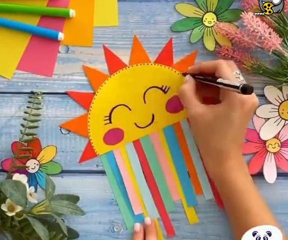 عکس خورشید برای کاردستی