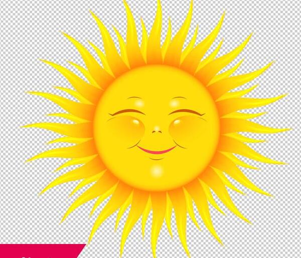 دانلود عکس خورشید کارتونی png
