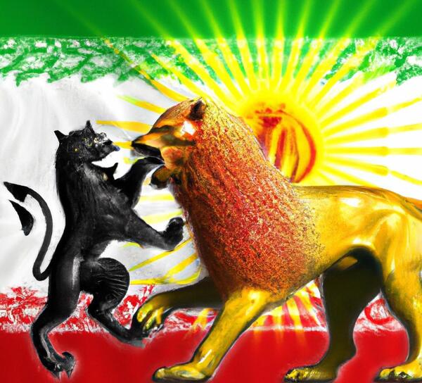 عکس شیر و خورشید قدیمی