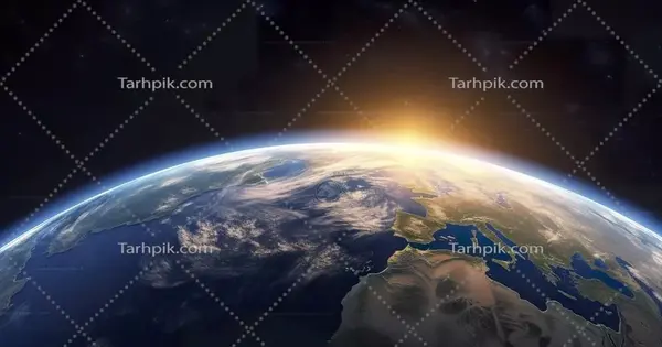 عکس خورشید و فضا