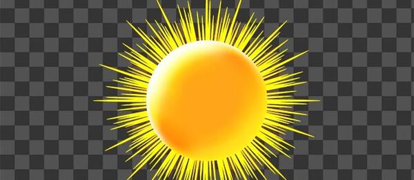 عکس خورشید برای طراحی