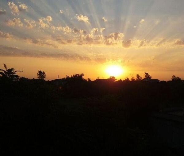 عکس خورشید در صبح