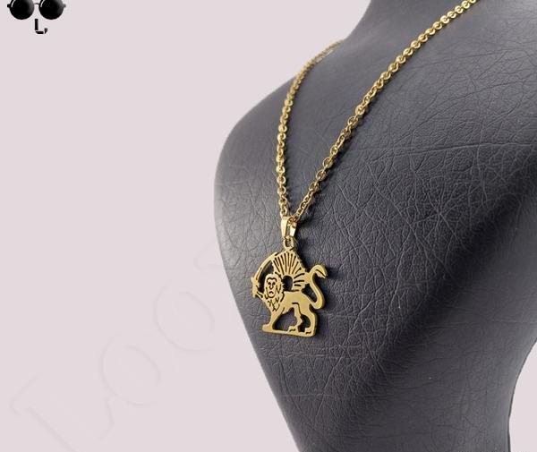 عکس گردنبند شیروخورشید