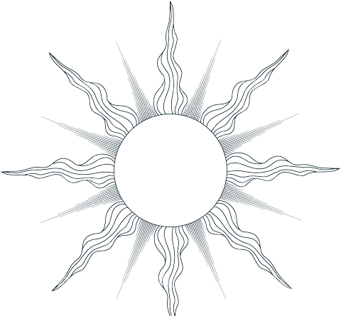 عکس خورشید نقاشی خورشید