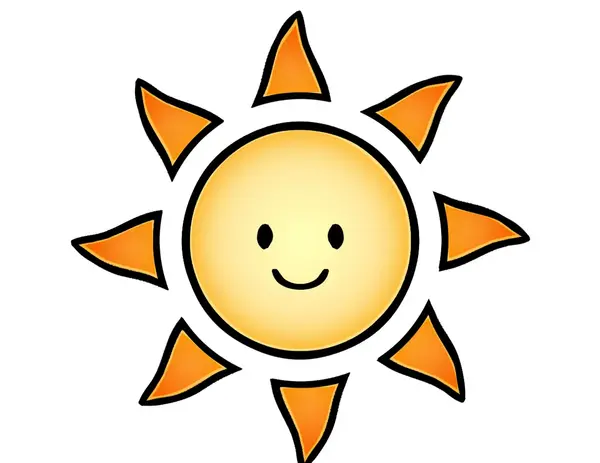 عکس خورشید زیبا نقاشی
