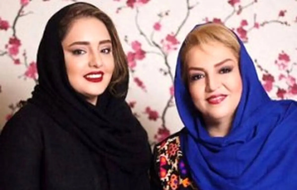 عکس مادر و خواهر نرگس محمدی