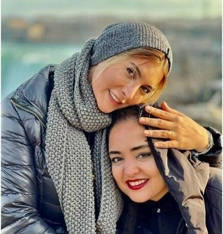 عکس مادر و خواهر نرگس محمدی