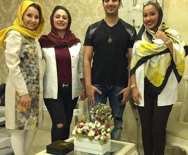 عکس خواهر زن فرزاد فرزین