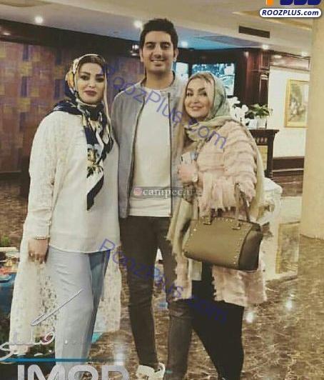 عکس خواهر زن فرزاد فرزین