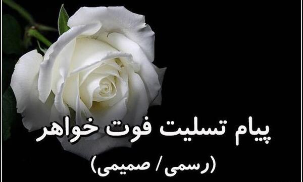عکس غم از دست دادن خواهر
