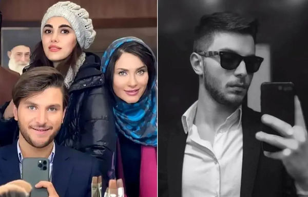 عکس خواهر دارا حیایی و همسرش