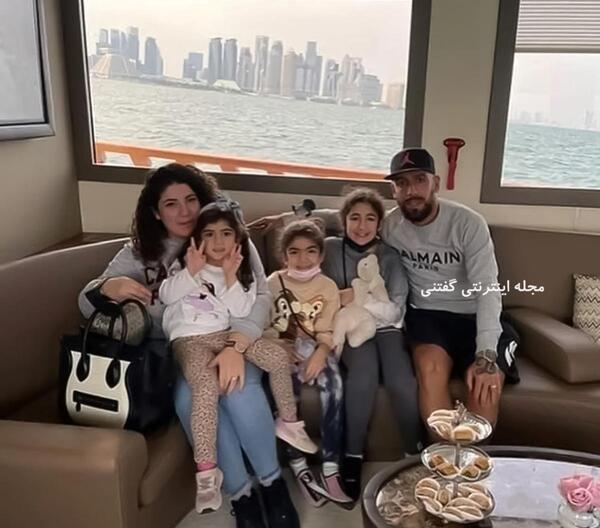 عکس خواهر اشکان دژاگه و همسرش