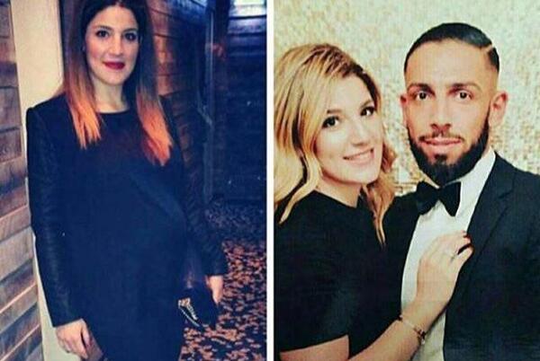 عکس خواهر اشکان دژاگه و همسرش