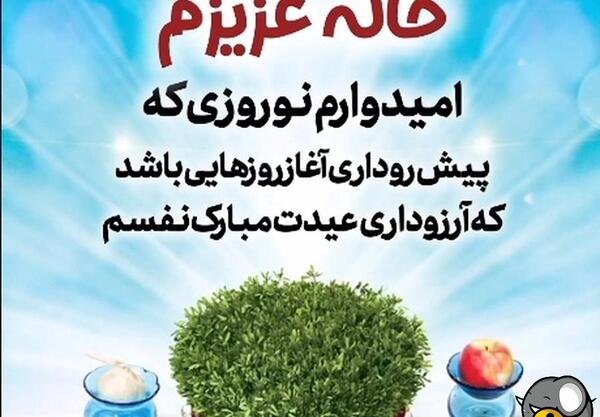عکس عیدت مبارک خاله